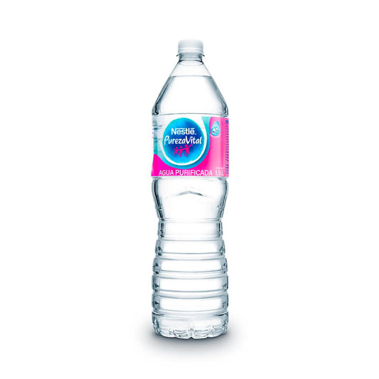 Agua Natural Nestle Pureza Vital Botella 1.5 Litros