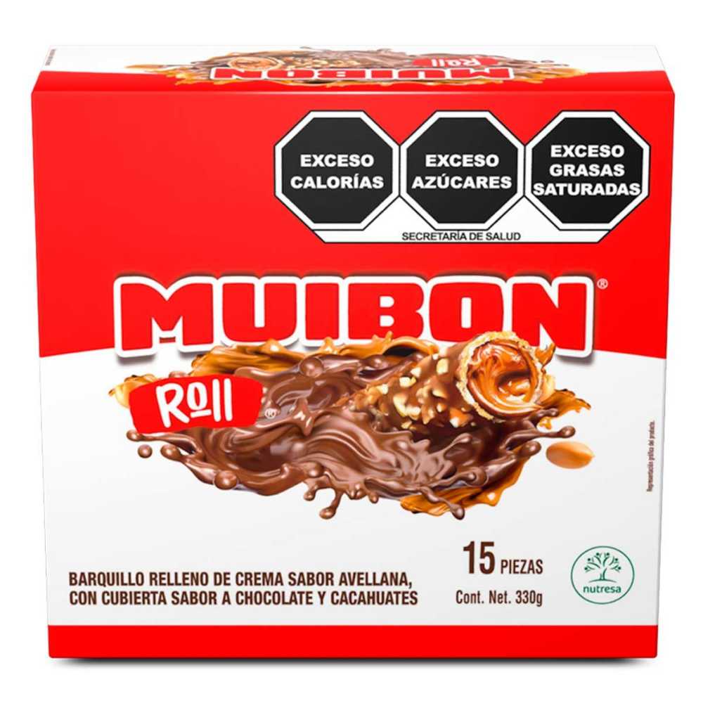 Muibon Chocolate Paquete Con 15 Piezas De 22 Gr