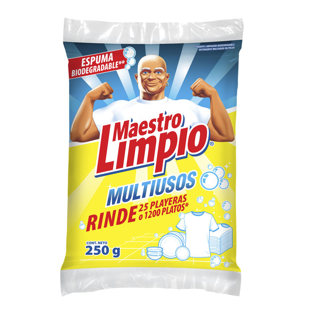 Detergente Mult. Maestro Limpio Regular 250 gr