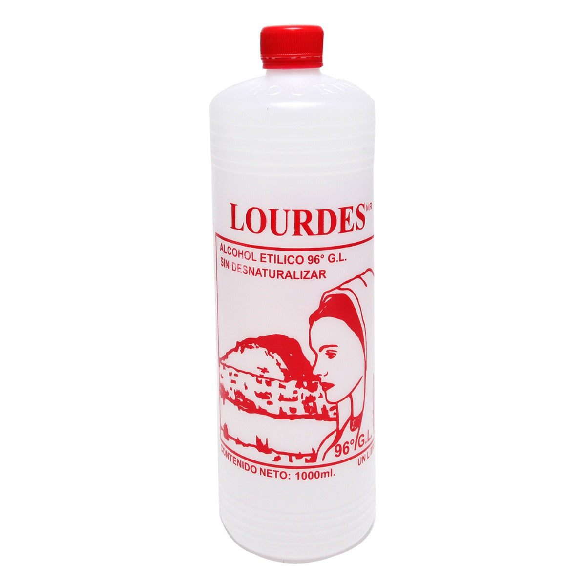 Alcohol Etilico Lourdes del Botella 1 Litro