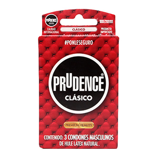 Preservativo Prudence Clasico Paquete con 3 Piezas