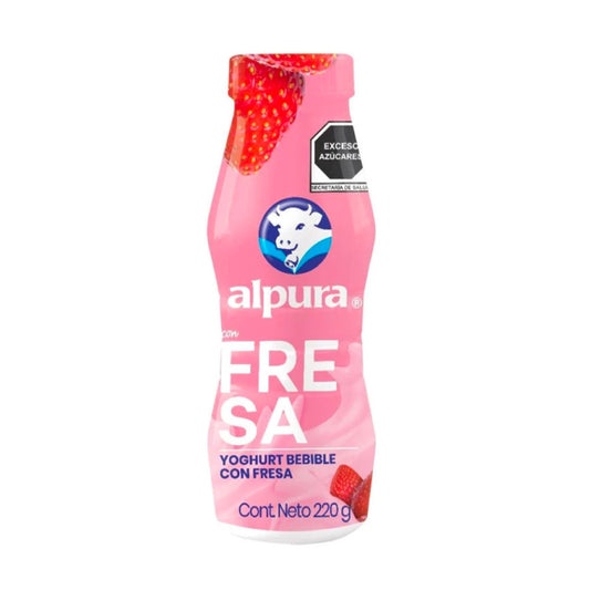 Alpura Yogurt Bebible Fresa 220 Ml