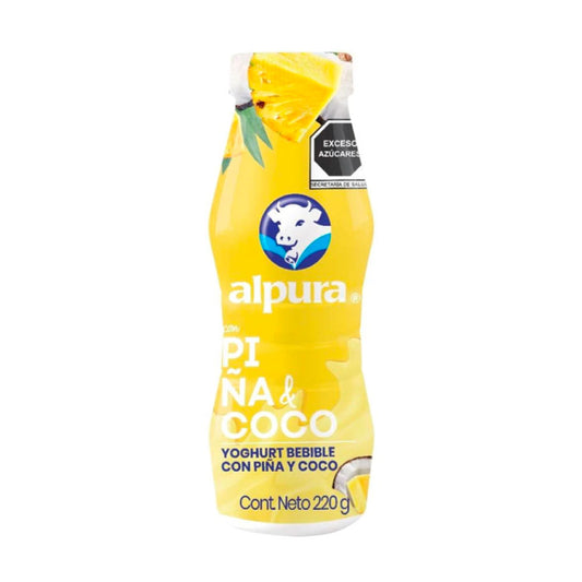 Alpura Yogurt Bebible Piña Coco 220 Ml