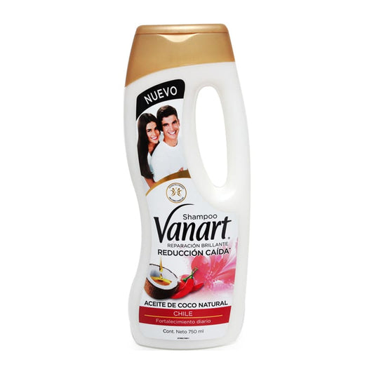 Shampoo Vanart Reparación Brillante Reducción Caída 750 Mililitros