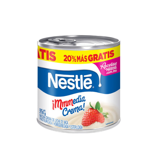 Media Crema Nestle 270 Gramos