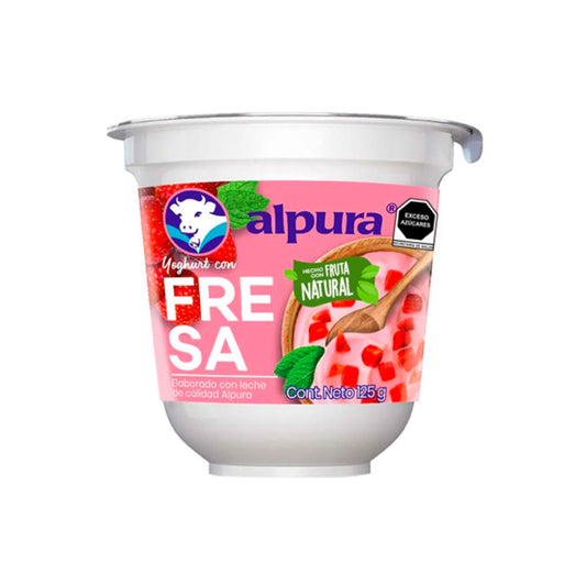 Yoghurt Batido Alpura Fresa 145 Gramos