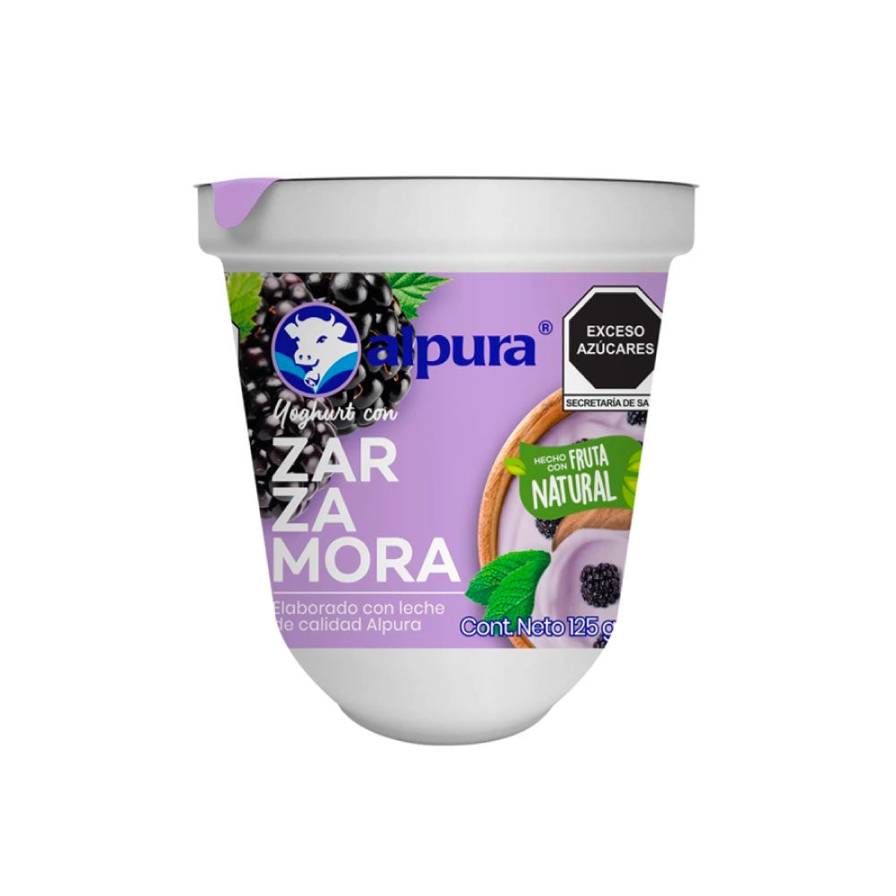 Yoghurt Batido Alpura Zarazamora 145 Gramos
