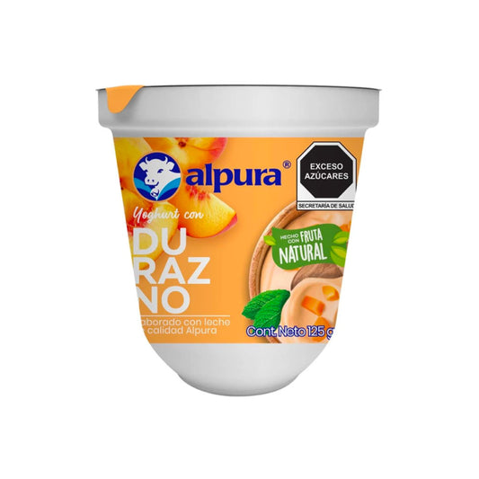 Yoghurt Batido Alpura Durazno 145 Gramos