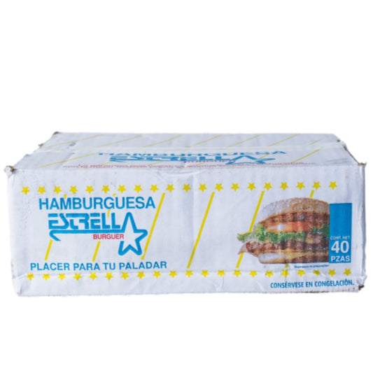 Hamburguesa Estrella 40 piezas