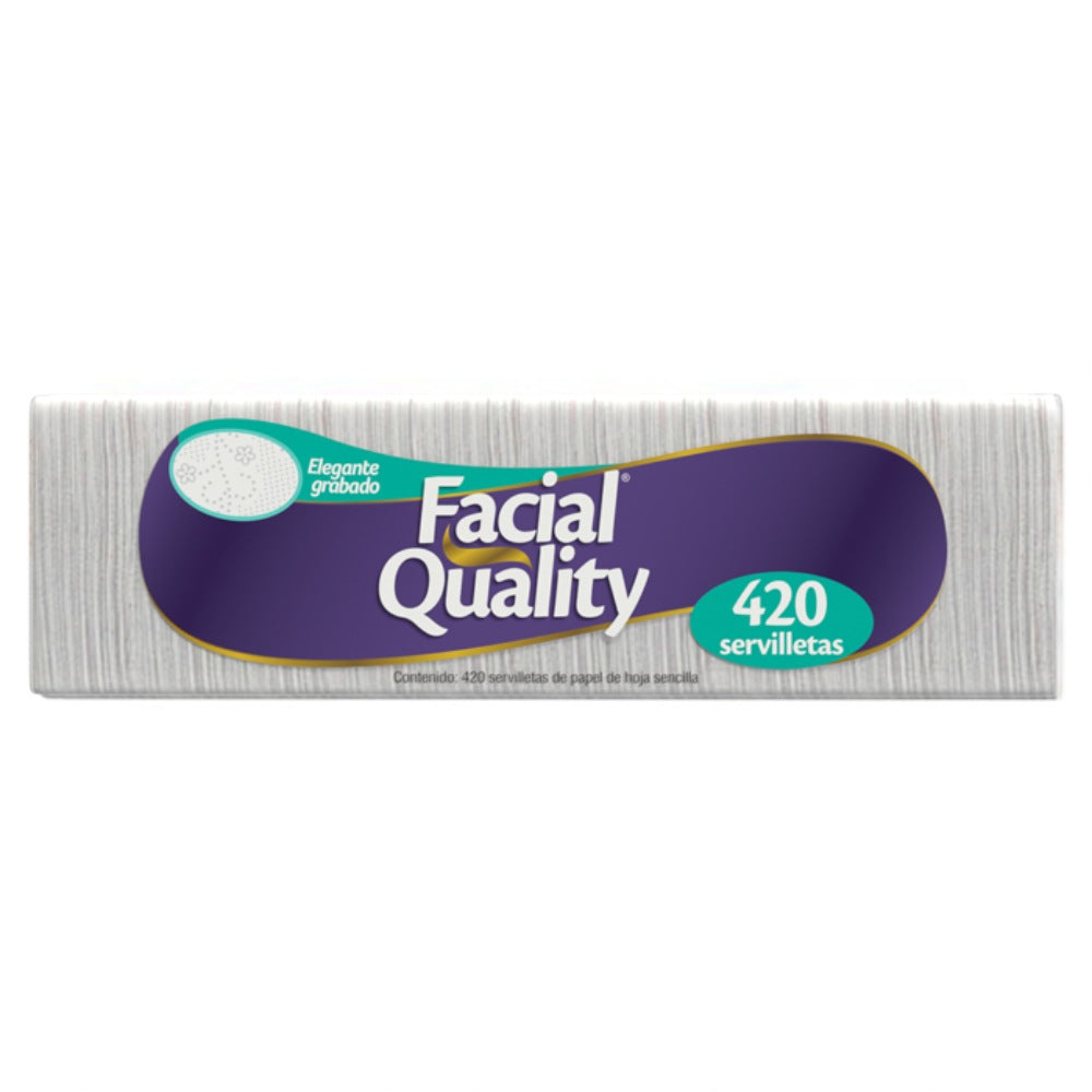 Servilleta Facial Quality 420 pz