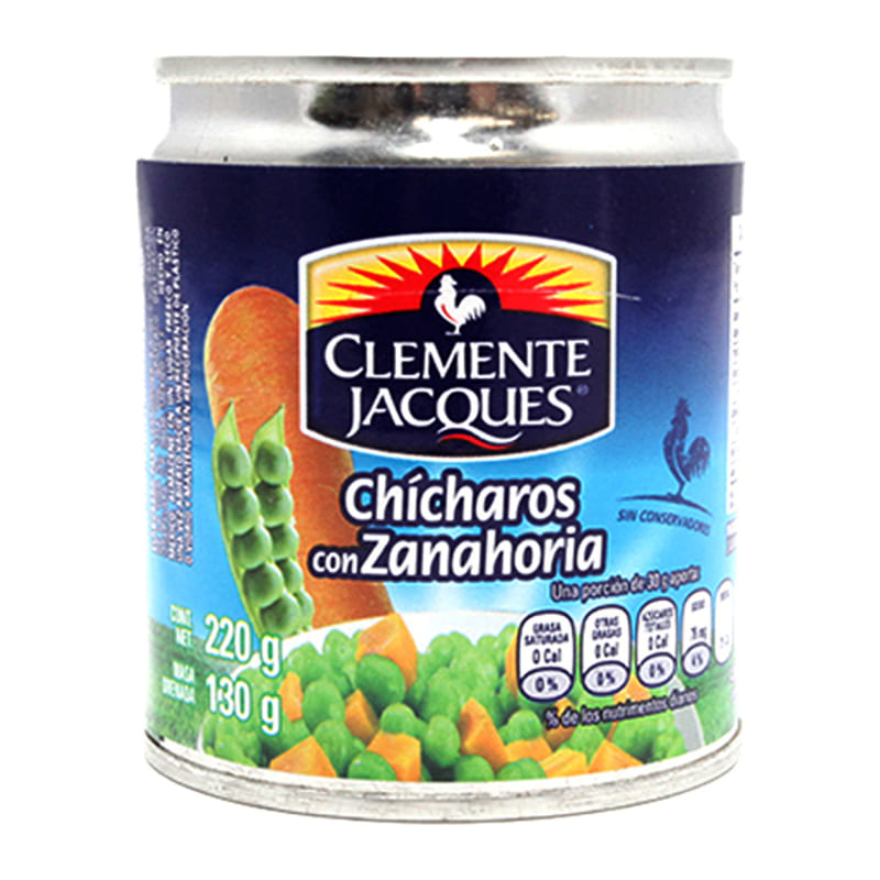 Chicharo Zanahoria Clemente Jacques 220 gr