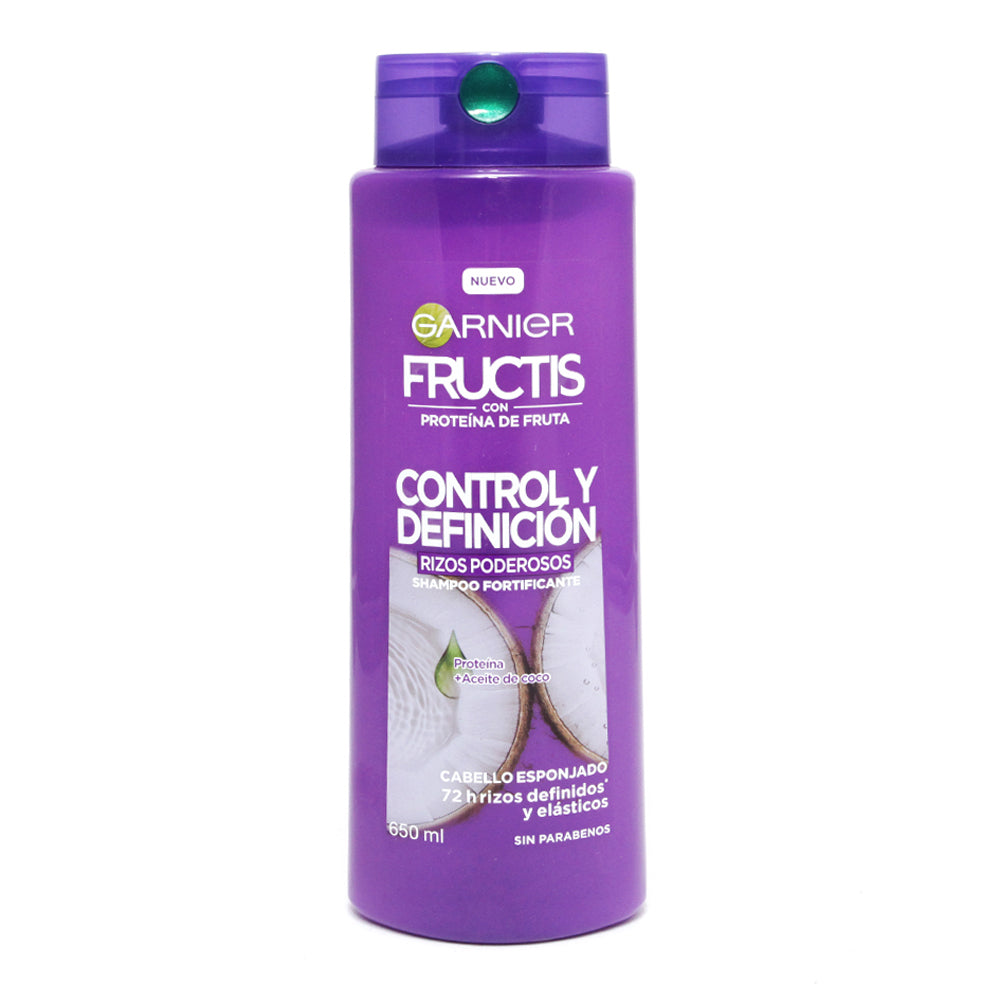 Fructis Shampoo Control Y Definicion Rizos De 650 Ml