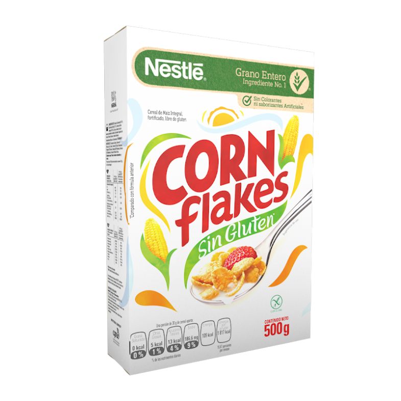 Cereal Nestlé Corn Flakes sin Gluten 500g