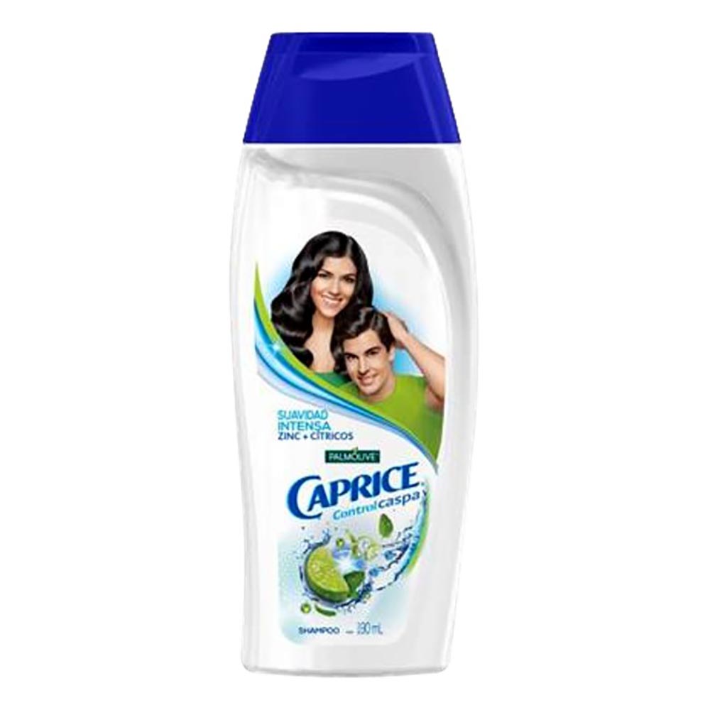 Shampoo Caprice Control Caspa Suavidad Intensa Zinc + Cítricos de 190 ml