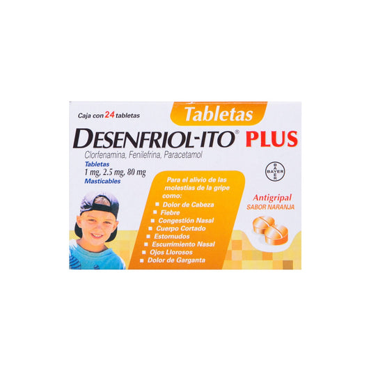 Analgesico Desenfriolito Plus 24 Tabletas
