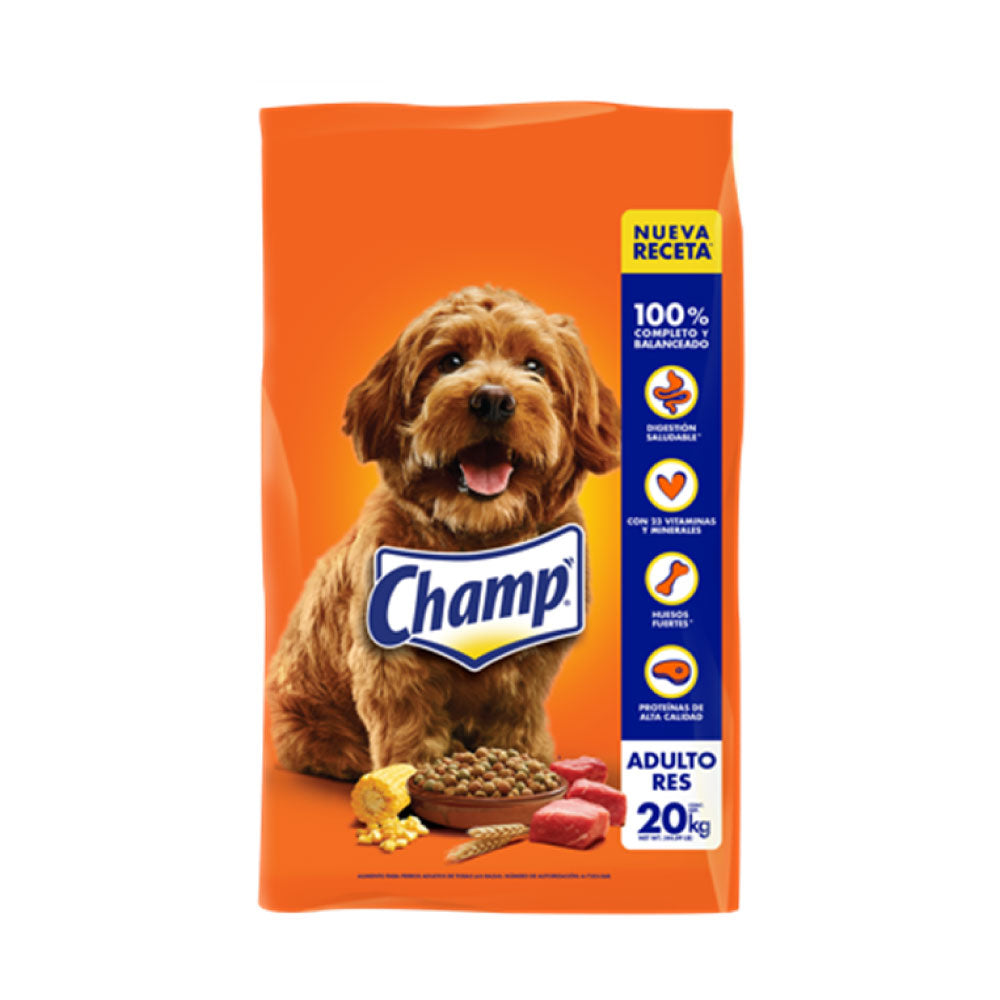 Champ Alimento De Perro 20 Kg