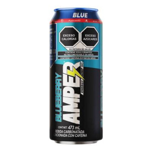 Amper Blue Bebida Energetica 473 Ml