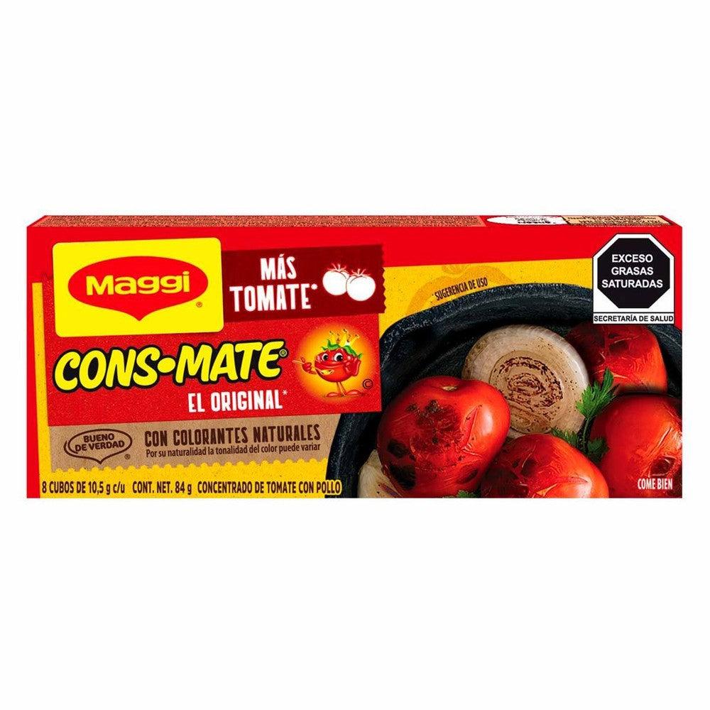 Consomate Consome Tomate Con 8 Pz De 84 Gr