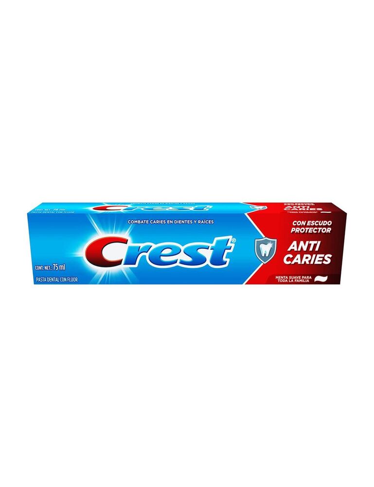 Pasta Dental Crest  Anticaries Paq. 6 De 75 ml