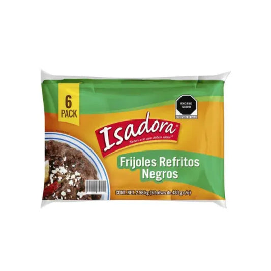 Frijoles Isadora Refr Negros Pack 6 De 430 gr