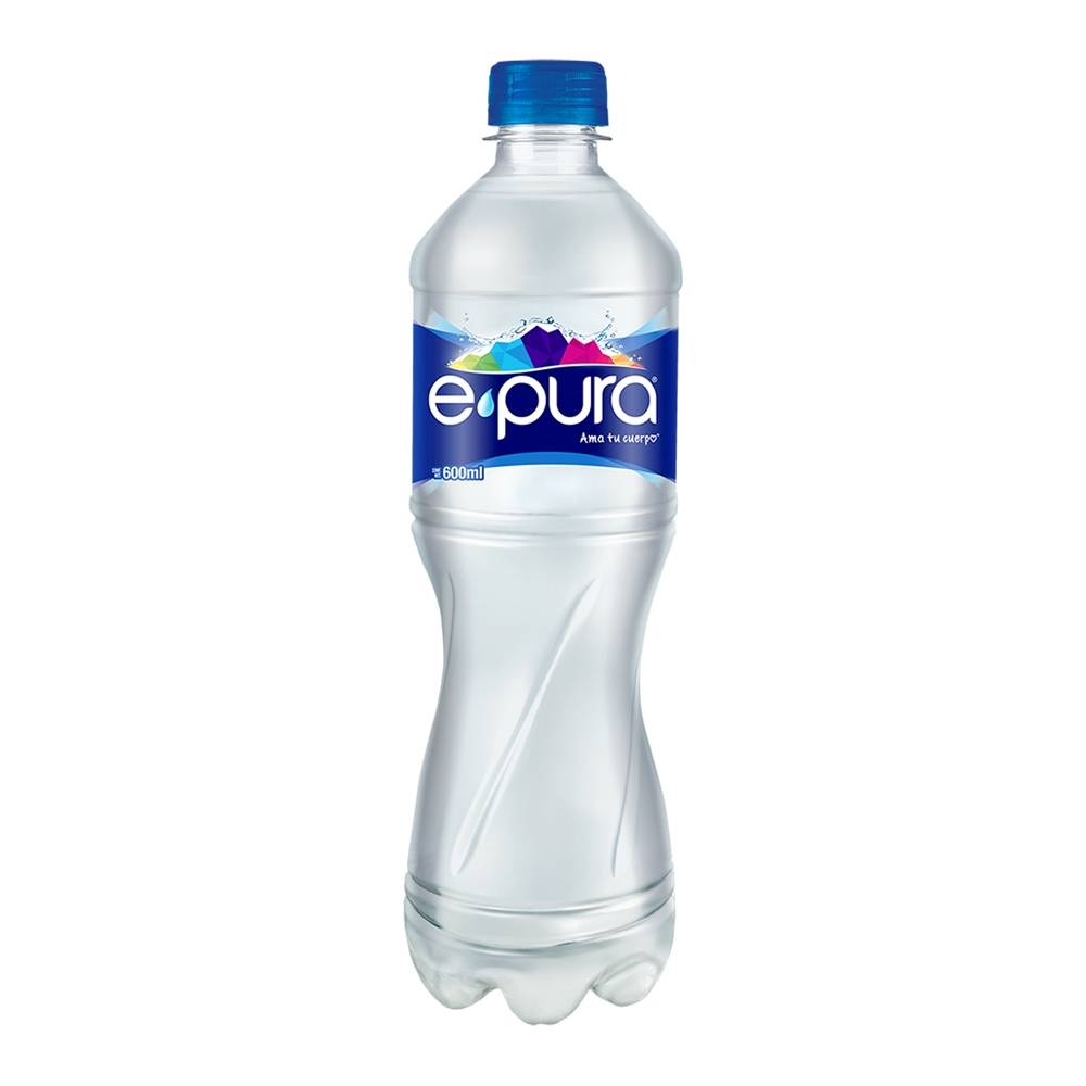 Agua Natural Epura Botella 600 Mililitros