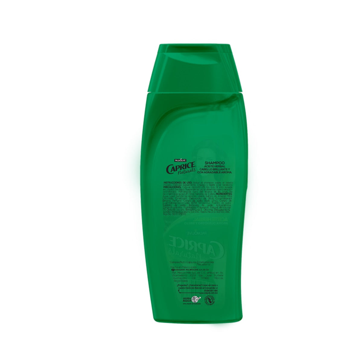 Shampoo Caprice Naturals Aceite Herbal Aroma Duradero y Brillo de 200 ml