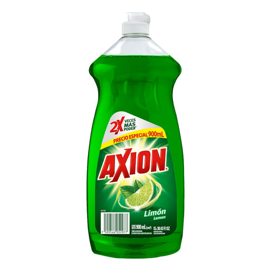 Detergente Lavatrastes Líquido Axion Limón 900 ml