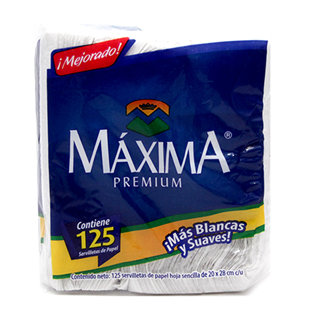 Maxima Premium Servilleta rectangular 125 pz