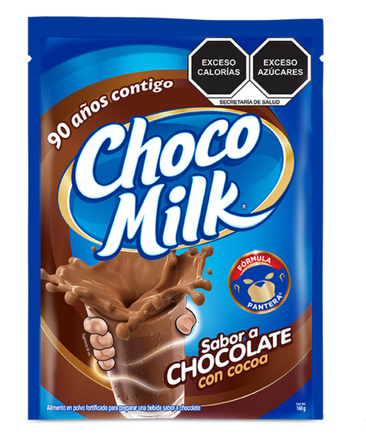 Chocolate En Polvo Choco Milk Bolsa 160 Gramos