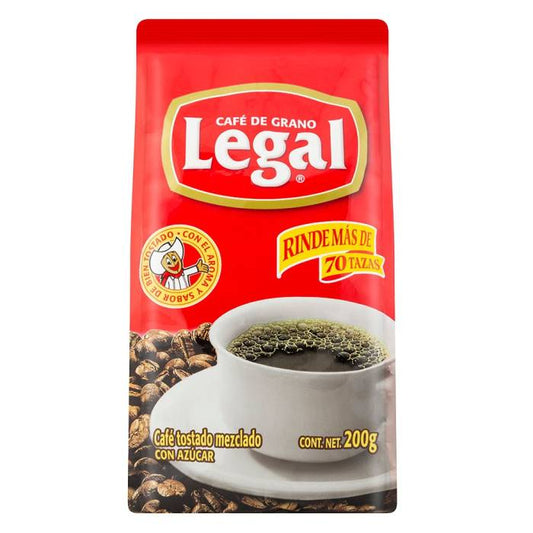 Cafe Legal Molido Bolsa 200 Gramos