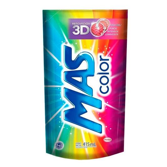 Detergente Liquido Mas Color Econopack 415 ml